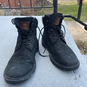Timberland Waterproof Black Work Boots